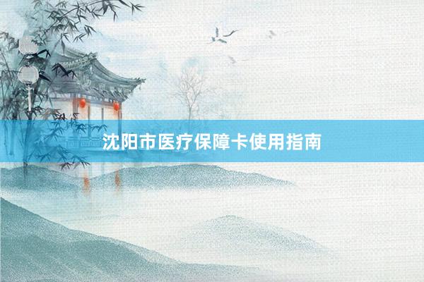 沈阳市医疗保障卡使用指南